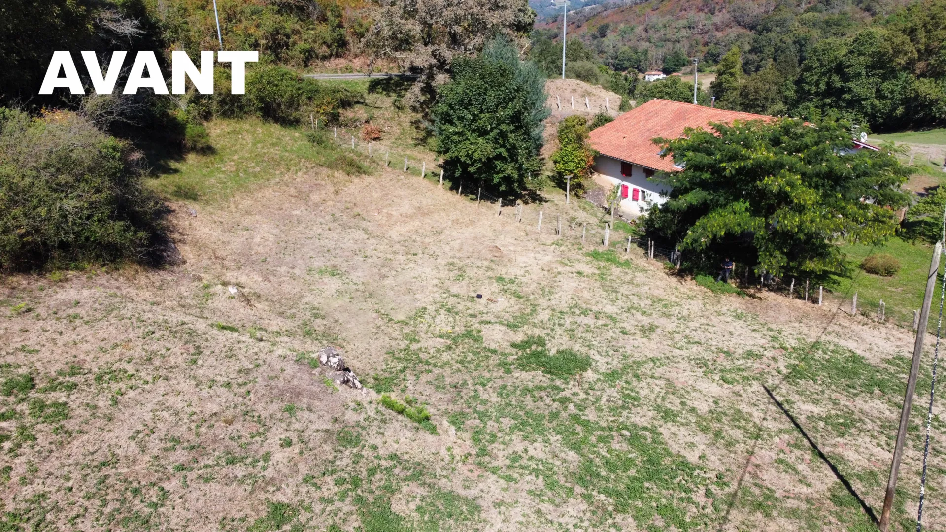 Avant : Piscine et pool-house Bidarray Pays Basque