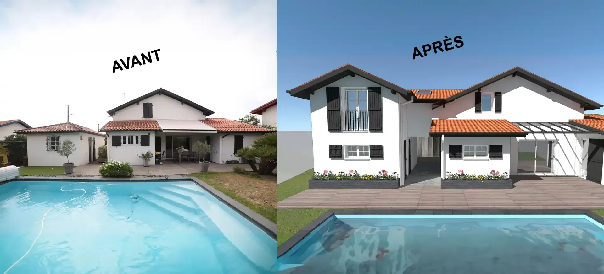 Extension villa Anglet